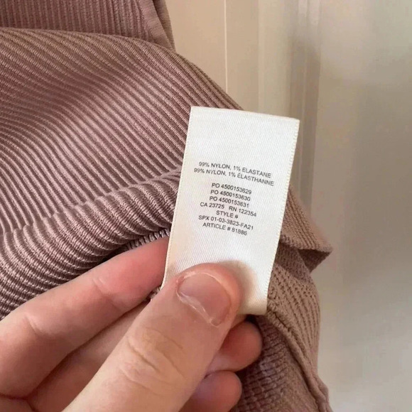 457 Babaton Mauve Sleeveless Tank Blouse Size XL - Picture 4 of 5